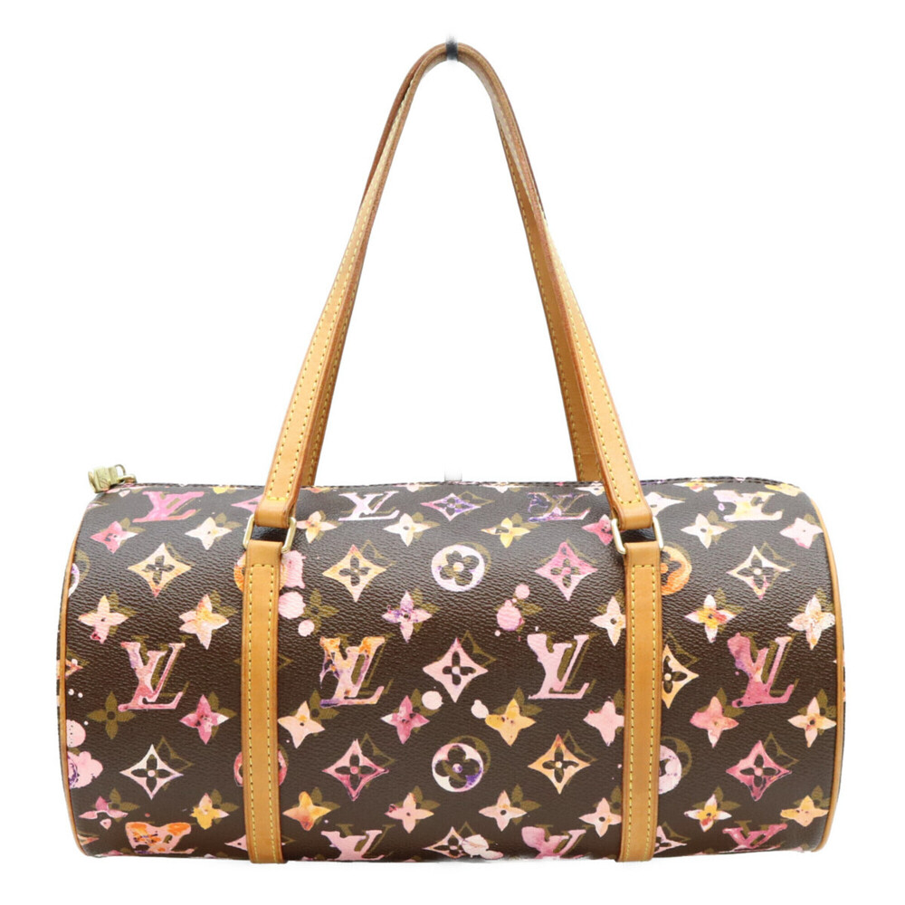 LOUIS VUITTON M95753 Monogram Watercolor Papillon 30 Handbag, Brown, Gold Har...